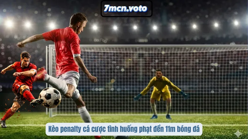 Kèo penalty cá cược tình huống phạt đền 11m bóng đá