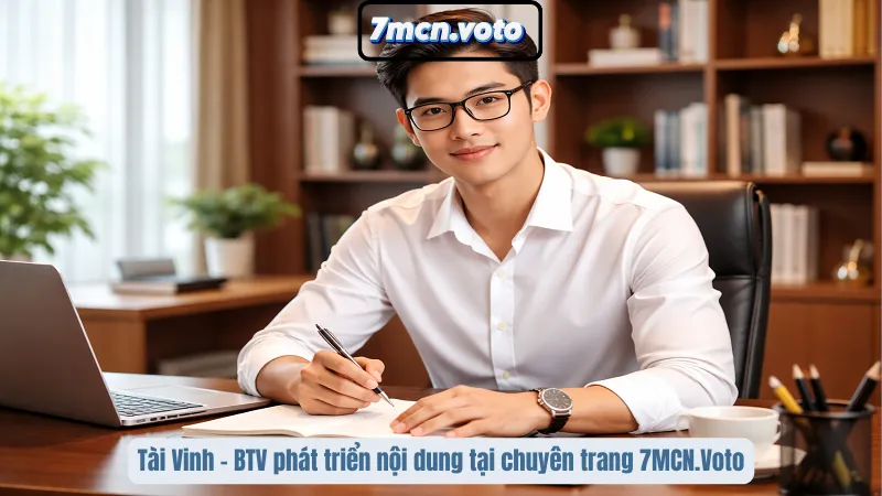 Tác Giả Tài Vinh 7MCN.Voto 1 Tài Vinh - BTV phát triển nội dung tại chuyên trang 7MCN.Voto