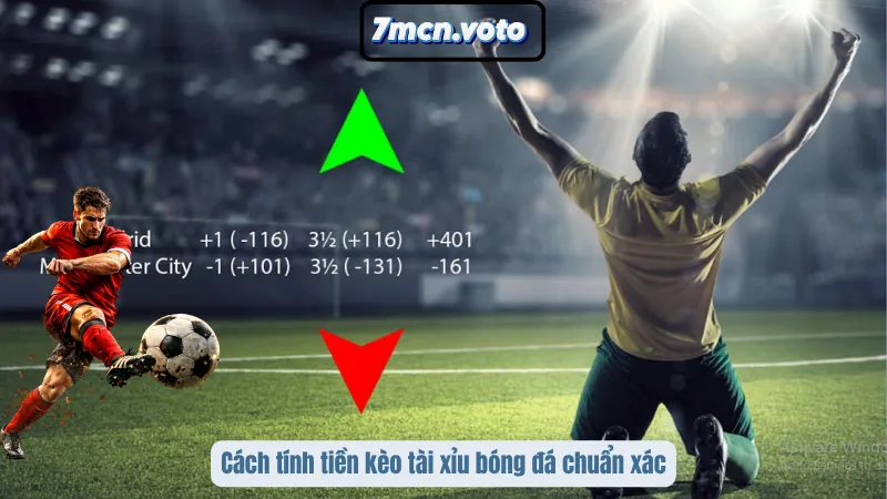Cách tính tiền kèo tài xỉu bóng đá chuẩn xác